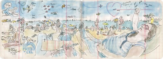 Festa al Cel by Lapin Festa al Cel illustration by Lapin