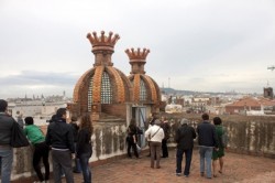 Arc de Triomf photo from the top of the Arc de Triomf