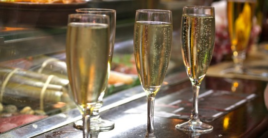 Cava tasting in Barcelona photo of glasses of cava